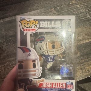 Josh Allen buffalo bills nfl Funko pop with protector